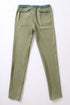 Sweatpants in cotton blend jacquard with front and back pockets